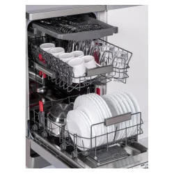 Посудомоечная машина Whirlpool (10 комплектов посуды), WSFO3O34PFX