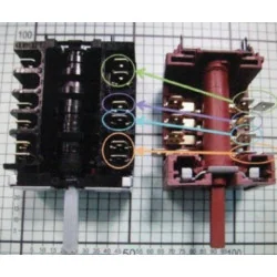 Hansa elektripliidi funktsioonilüliti 2+sujuv+2, 8002198, 8050043