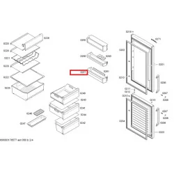BOSCH külmiku pudeliriiul, 00746691
