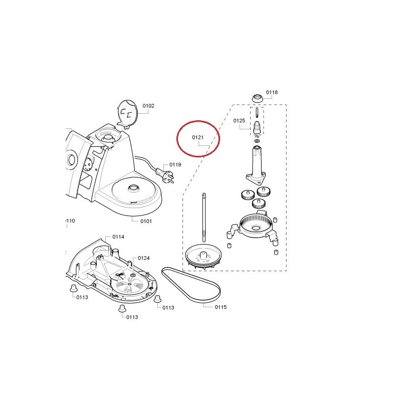 BOSCH köögikombaini terade hoidik 00642452