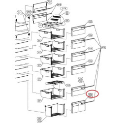 Панель ящика (нижнего) морозильной камеры BEKO, 5906360500