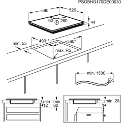 Индукционная варочная поверхность, Electrolux LIV63431BK