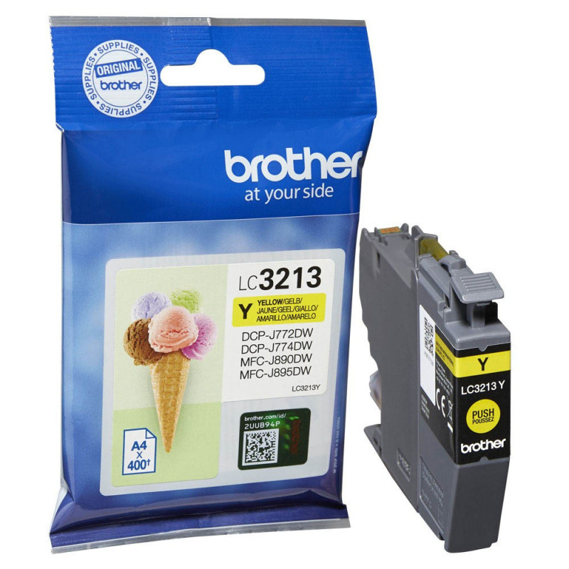 Tindikassett Brother LC-3213Y (kollane)