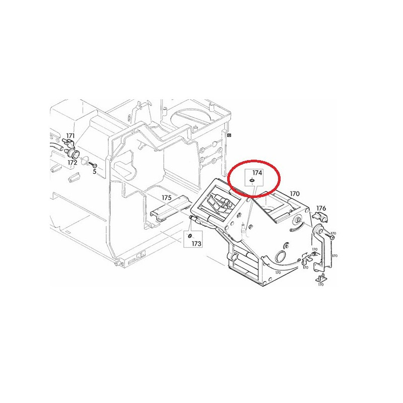 Espresso o-rõngas Nivona/ BOSCH/ Siemens 0053961 kohvipressi surveotsikule