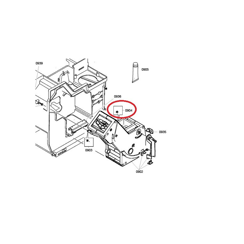 Espresso o-rõngas Nivona/ BOSCH/ Siemens 0053961 kohvipressi surveotsikule