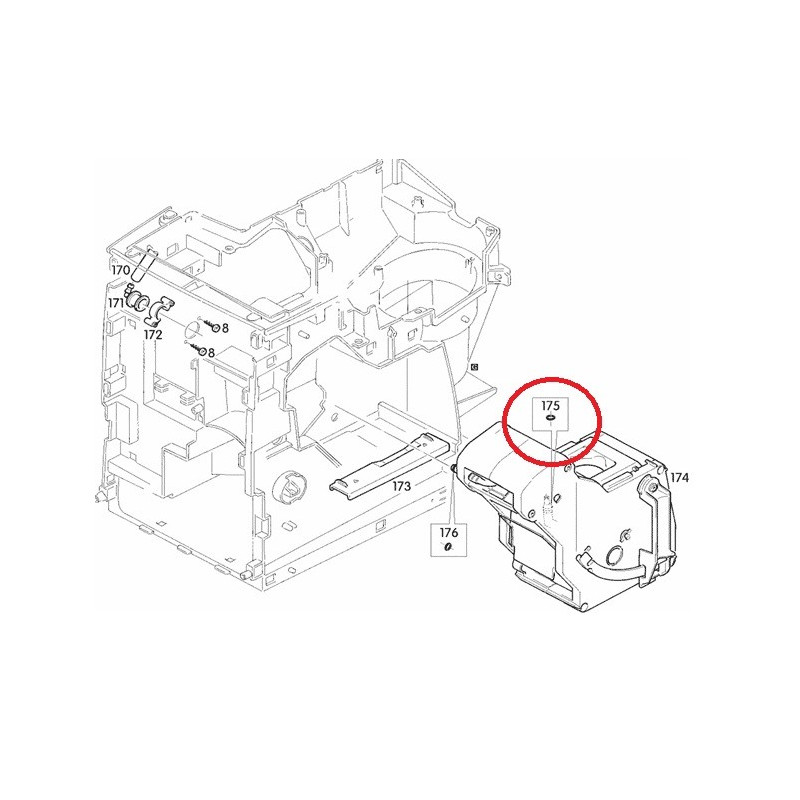 Espresso o-rõngas Nivona/ BOSCH/ Siemens 0053961 kohvipressi surveotsikule
