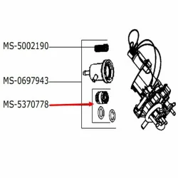 Поршень распределителя воды кофемашины Krups MS-5370778