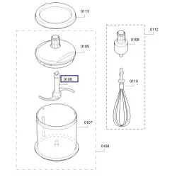 BOSCH saumikseri purustustera 00615742, awo