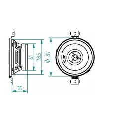 Autokõlarid Alpine SXE0825S 8,6 cm Autokõlarid Alpine SXE0825S 8,6 cm
