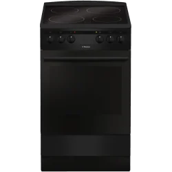 Keraamiline pliit Hansa, laius 50 cm, 65 L, must, FCCM58088