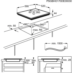 Керамическая варочная поверхность Electrolux flexi EIV634