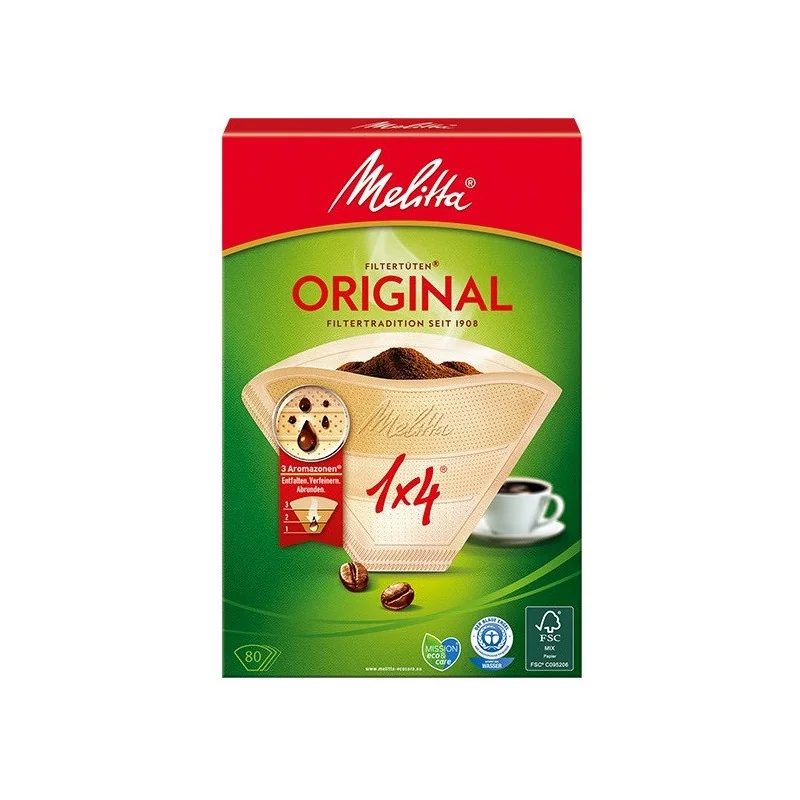 Kohvifilter Melitta 1X4/80 tk 0.1097.61