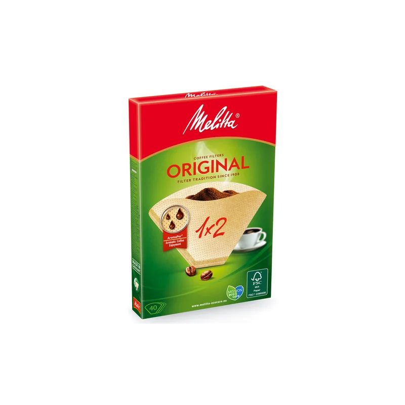 Кофейный фильтр, Melitta 1x2 40, 4006508200016