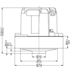 Philips tolmuimeja mootor FC9174