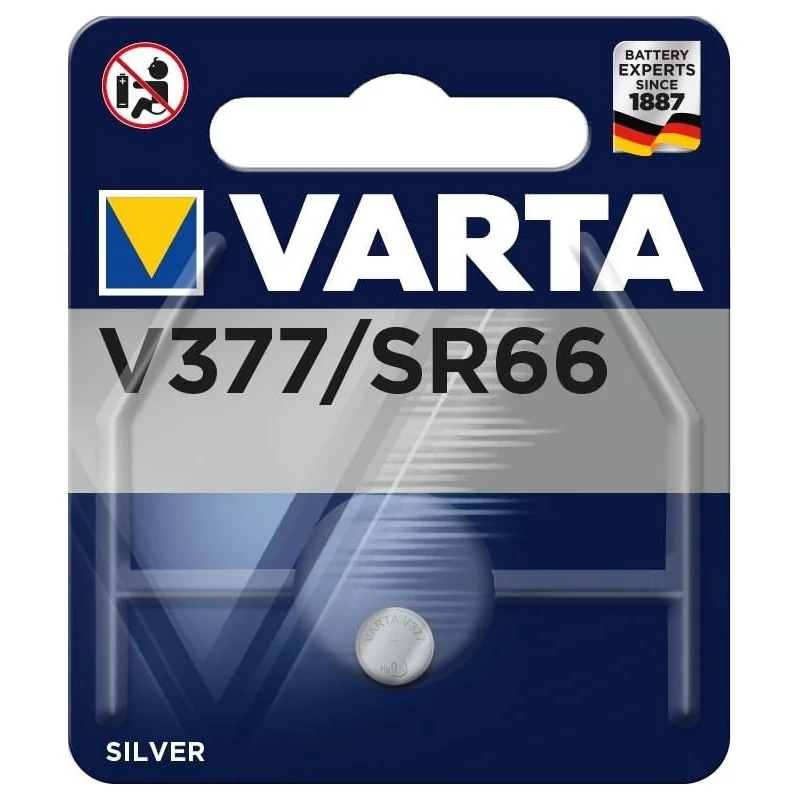 Батарейка V377/ SR66/ SR626 VARTA 1,55V