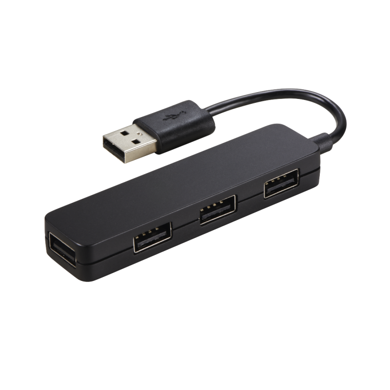 USB Jagaja Hama 4 pesa USB 00012324 slim