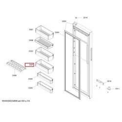Дверная полка для SBS холодильника BOSCH 00672972