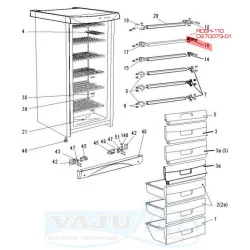 Snaige külmiku sügavkülmiku luugui kinnitus D270073-01