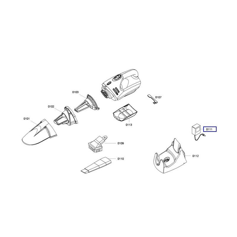BOSCH käsitolmuimeja toiteadapter 12017492