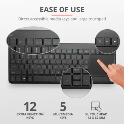 Беспроводная клавиатура Trust VAIA 23382