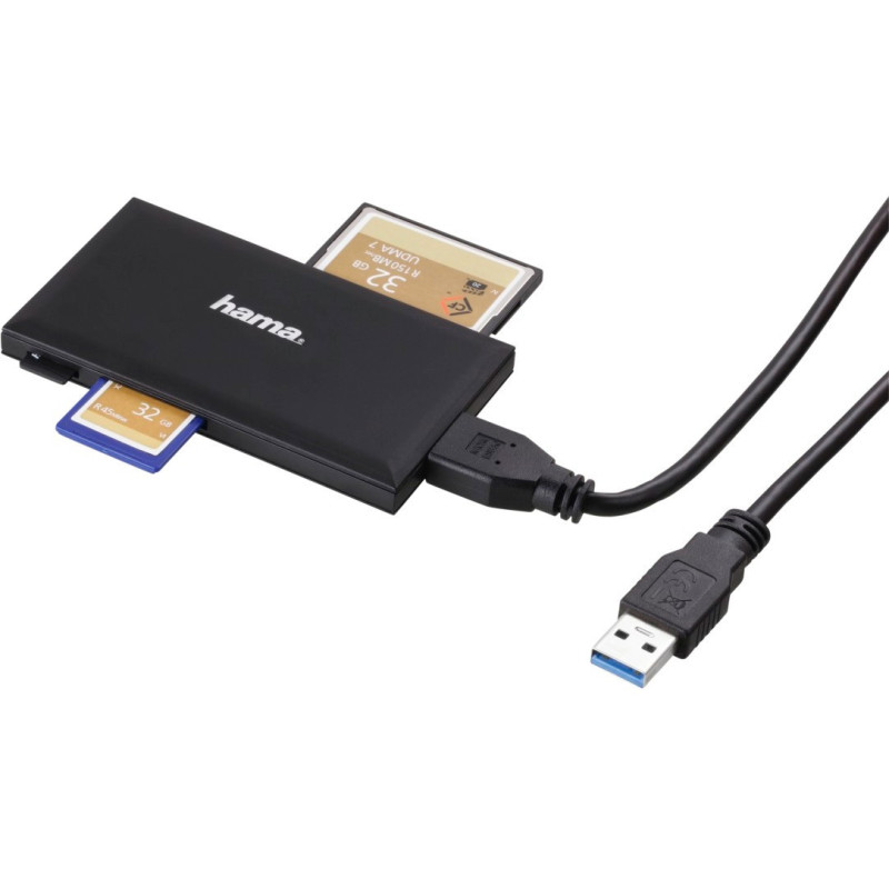 USB 3.0 mälukaardi lugeja Hama, 00181018