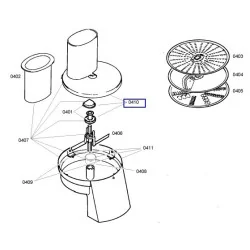 Крышка для кухонного комбайна Bosch, 00499160