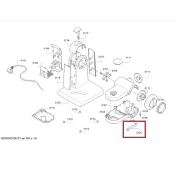 Рейка переключения скоростей кухонного комбайна Bosch, 00056526