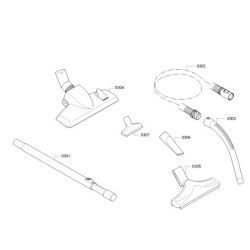 Труба телескопическая для пылесоса Bosch, 00463891