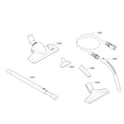 Труба телескопическая для пылесоса Bosch, 00463891