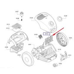 BOSCH tolmuimeja mootorifilter 00577814