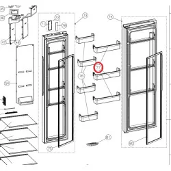 Полка для холодильника Hisense, HK1644494