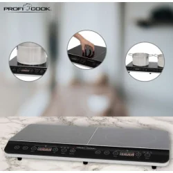 Индукционная настольная плитка с двумя конфорками ProfiCook, PC-DKI 1067