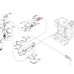 Блок подключения проточного нагревателя кофемашины Bosch 00614618