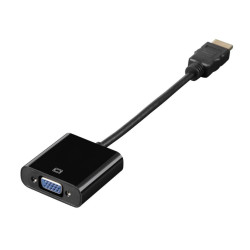 Видео-адаптер HDMI plug/ VGA socket , Hama, 00200343, 0,15 м