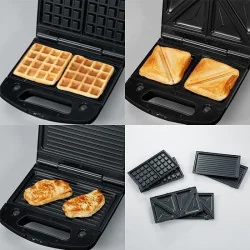 Контактный тостер со съёмными пластинами, Severin SA2968