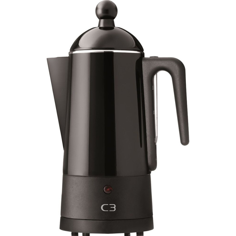 Кофеварка C3, 6 чашек, черный, 30-30254ECO