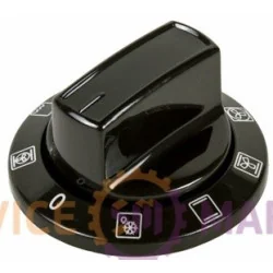 Ручка регулировки температуры Beko 250315215 для плиты BEKO