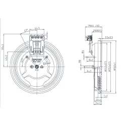 Universaalne elektripliidi malmplaat 145mm/1500W, kiirplaat