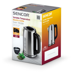 Электрический чайник с регулировкой температуры Sencor SWK1760BK