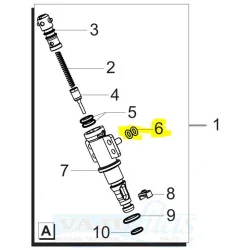 O-rõngas Philips kohvinasina surveotsikule ja aurutorule, 996530013564, surveotsiku tihend O-rõngas Philips kohvinasina surveotsikule ja aurutorule, 996530013564, surveotsiku tihend