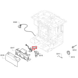 Bosch/ Siemens kohvimasina vee tasapinna andur, 633327