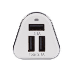 USB autolaadija 3-pesa, 5 V / 4,2 A