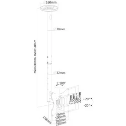 TV laekinnitus Newstar 10-40"
