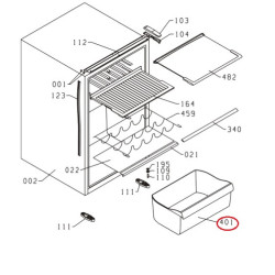 Ящик холод.камеры для холодильников Smeg