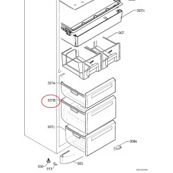 Ящик морозильной камеры для холодильников Electrolux, 2426355620