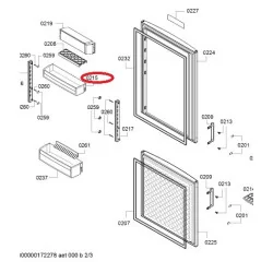 Дверная полка для холодильника BOSCH, SIEMENS 11000684
