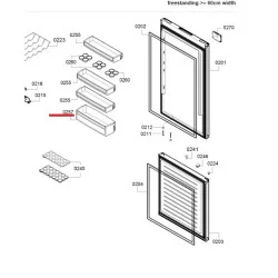 Балкон двери для холодильника Bosch 11012409
