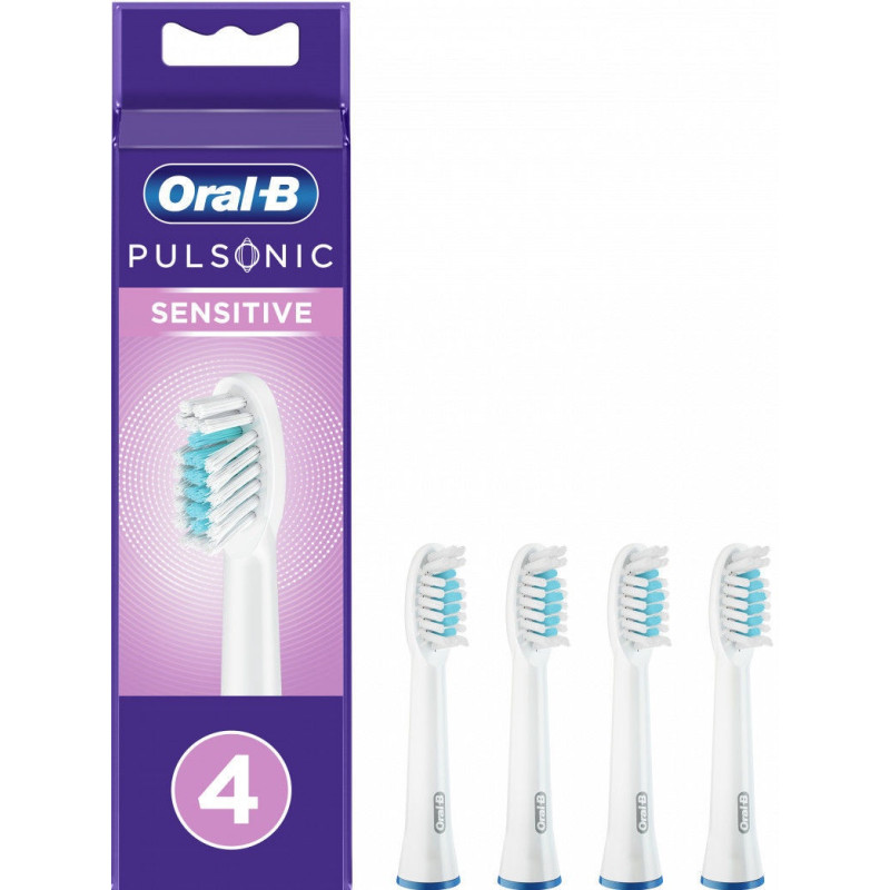 Насадки для зубной щетки Braun Oral-B Pulsonic (Sensitive 4 шт)