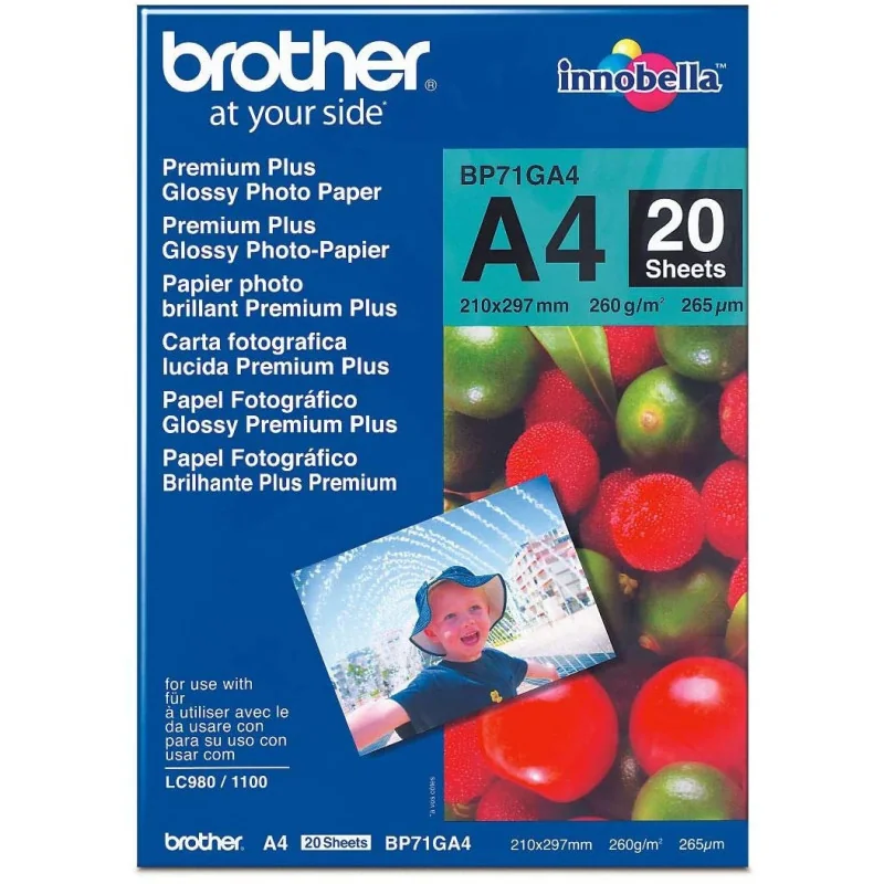 Brother Glossy фото BP71GA4 Premium Plus