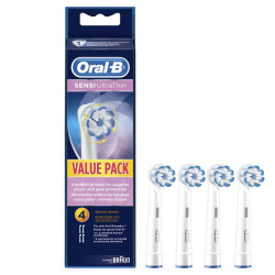 Насадки для зубной щётки Oral-B Sensi Ultra Thin, Braun 4 шт, EB60-4